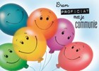 proficiat met jouw communie smilie ballonnen